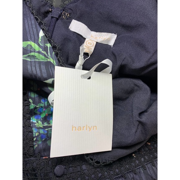 HARLYN Floral & Lace High/Low Maxi Dress XS NEW - Picture 10 of 11